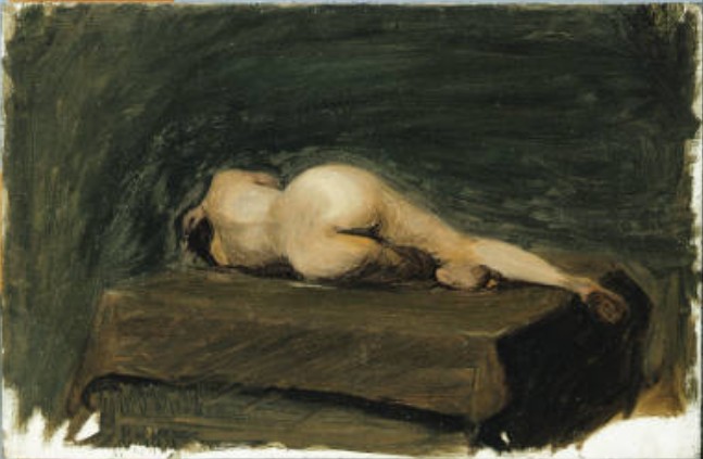 Edward Hopper Reclining Female Nude from Rear